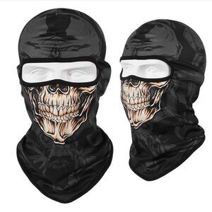 Tactical Skull Ghost Printed Full Face Mask Balaclava Halloween Ski Motorcycle